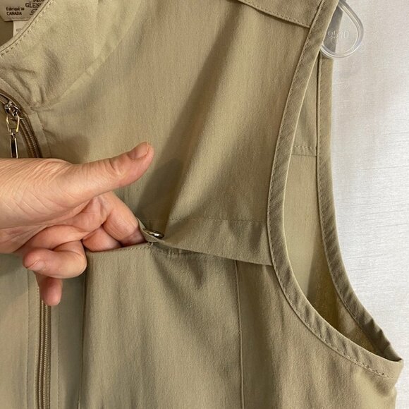 Vintage Beige Travel Wear by Glensport Hiking Vest Ladies 14 - Picture 10 of 15